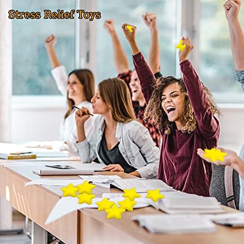 24 Pieces Star Stress Balls Mini Star Foam Squeeze Ball Yell - 图2