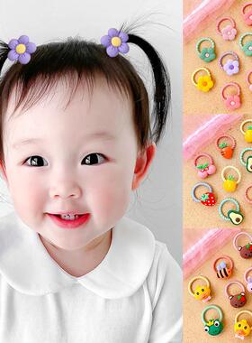 宝宝皮筋不伤发儿童发饰韩国小号婴儿拇指发圈女童头绳扎头发头饰