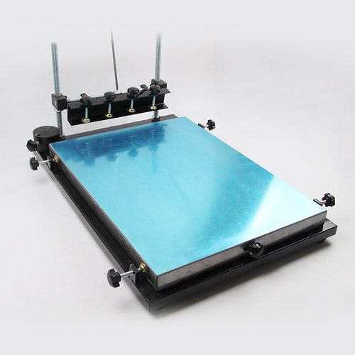 小型丝印台平面丝网印刷机SMT锡膏手印台跑台人工定位丝印机 手动 - 图3