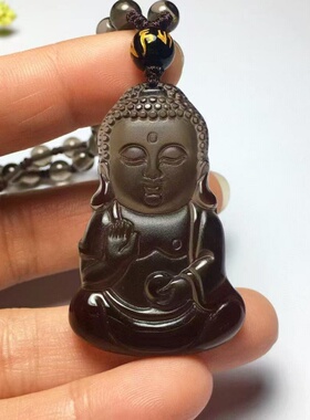 冰种黑曜石天然男女款送礼物