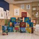 Studio exhibition atmosphere scene layout art classroom decoration kindergarten environmental creation Van Gogh theme wall finished material wall