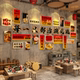 Farmhouse firewood chicken pot shop wall decoration Internet celebrity catering murals hot pot posters stickers atmosphere layout
