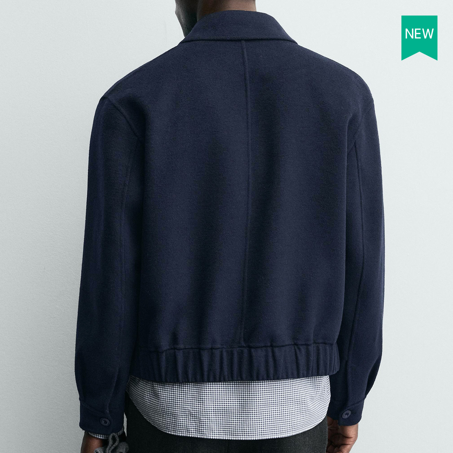 柜799！秋季新品男装羊毛呢短款衬衫式夹克拉链外套ZA5854404 401,淘宝优惠券,粉丝福利购,淘宝优惠卷