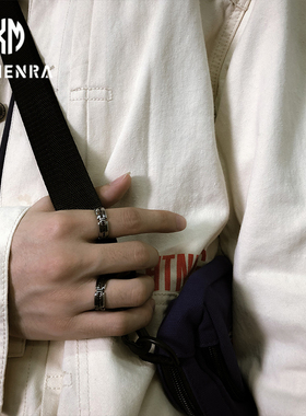 ins欧美复古嘻哈戒指女潮流饰品