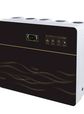 森呼吸家用自吸增压五级RO纯水机苹果六代100G反渗透净水器直饮机