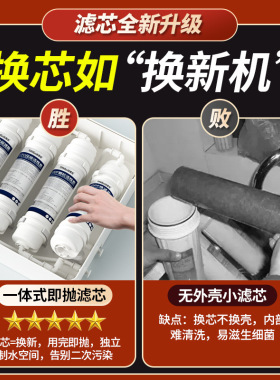 诗蒂伦超滤直饮净水机净水器家用直饮机厨房五级超滤净水机