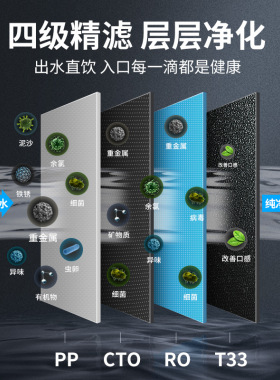 钻芯净水器直饮加热一体机立式商用家用冷热饮水机自来水反渗透