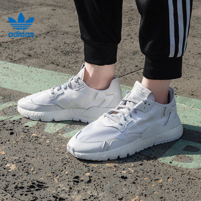 Adidas casual shoes official website Clover NITE JOGGER men's sneakers  FV1267