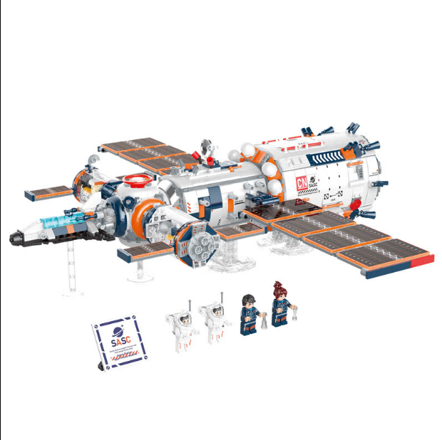 山姆代购佳奇太空X计划破晓核心舱空间站模型儿童积木玩具6.1礼物-图3