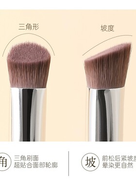 新款斜三角熨斗刷高光刷
