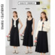Elegant Hepburn style suspender dress slimming and slimming