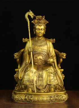 玉帝王母一对金母元君玉皇大帝