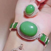 And Tian Yubi jade cat eyes South red Manau honey wax amber gold stone Bite superseven powder purple rabbit hair crystal bracelet