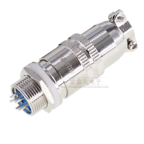 XS航空插头 插座 XS8/9/10/12JK-2-6芯J/Y推拉自锁小型连接器镀金 - 图2