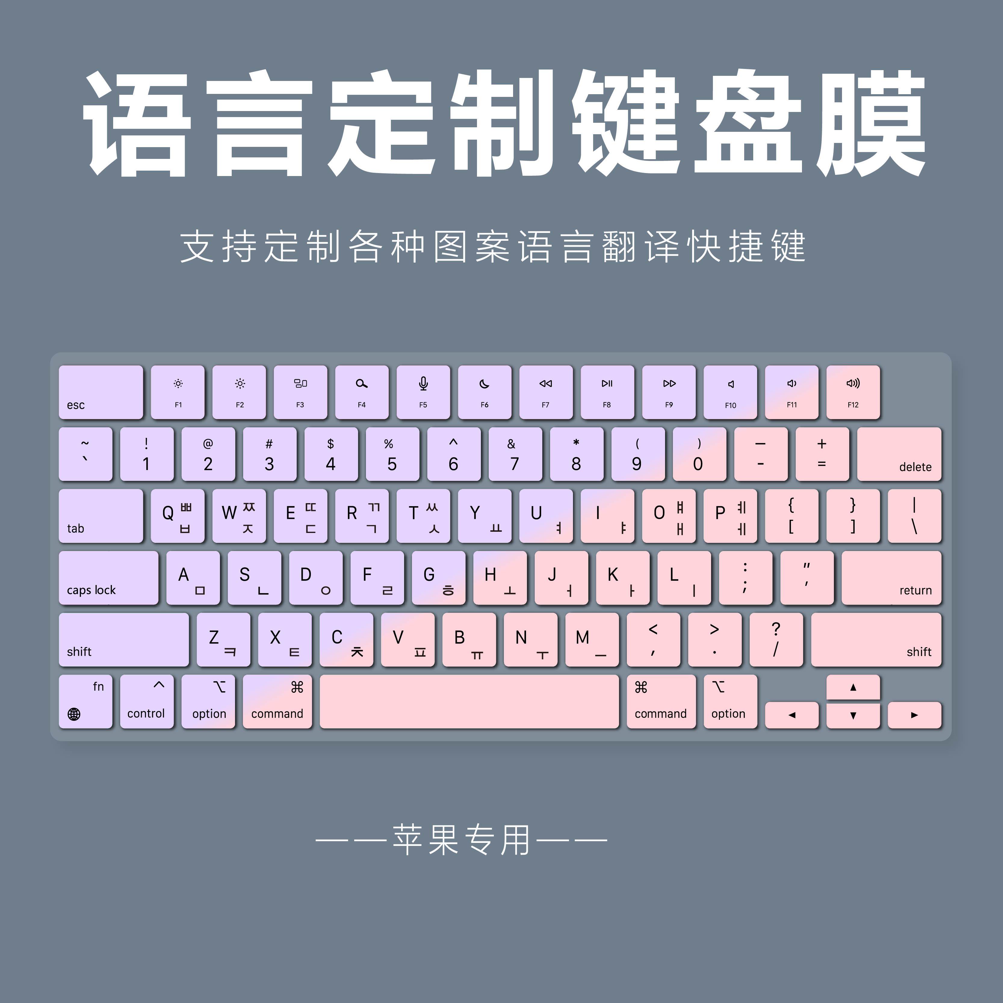 适用苹果MacBookair笔记本电脑键盘膜A2337/A2339/A2179快捷拼音