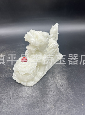 批发夜光麒麟貔貅摆件 树脂元宝神兽貔貅家居办公摆件工艺品