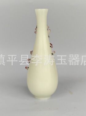 批发夜光梅花花瓶摆件树脂平安瓶梅瓶家居办公摆件工艺品