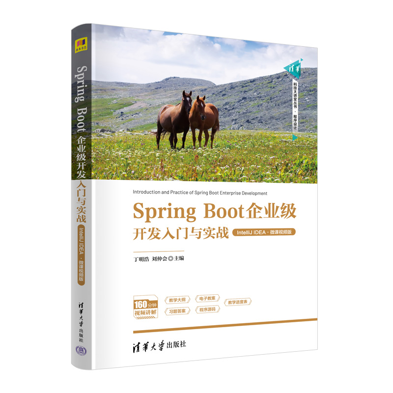 Spring Boot企业级开发入门与实战 IntelliJ IDEA微课视频版 丁明浩 刘仲会主编 SpringBoot2.3应用开发的相关知识 清华大学出版社 - 图3