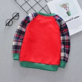 Детский весенний многоцветный приятный телу лонгслив для мальчиков, детская одежда