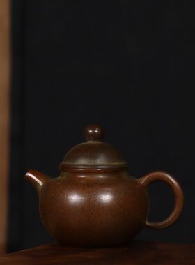 带款底铜素面茶壶水壶