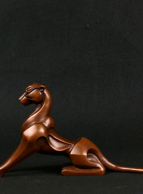 摆设紫铜抽象派古典风书房摆件