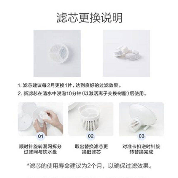 宠物智能饮水机滤网适用美的PYS-1500系列宠物饮水机替换滤芯,淘宝优惠券,粉丝福利购,淘宝优惠卷