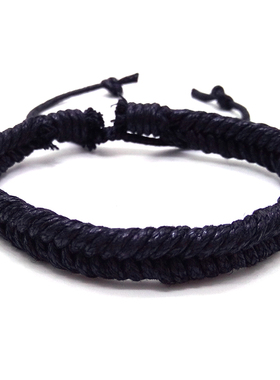 男女棉质蜡线手工编织素绳