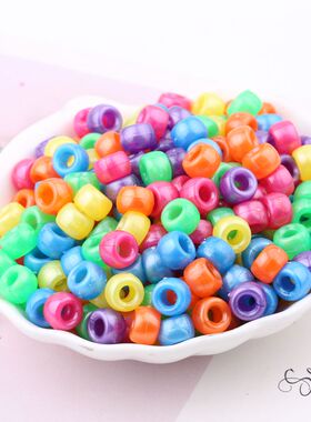 亚克力糖果色手工串珠
