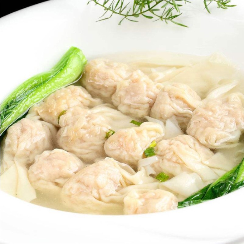 鲜肉小云吞猪肉云吞混沌馄饨云吞面半成品速食早点早餐500g约30个_虎窝淘