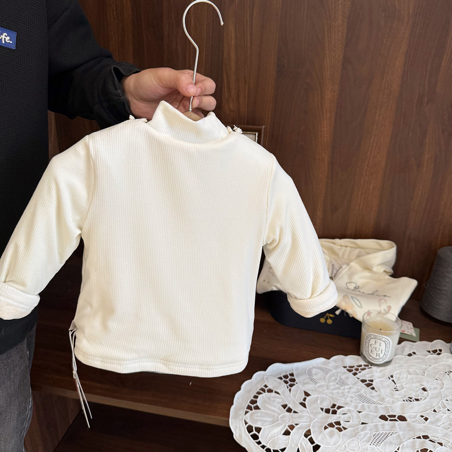 女宝宝超厚蚕丝棉保暖T恤女婴儿秋冬款半高领女童高级德绒打底衫,淘宝优惠券,粉丝福利购,淘宝优惠卷