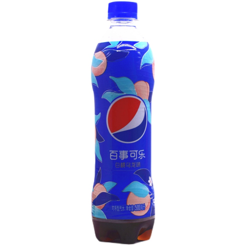 百事可乐太汽系列白桃乌龙味碳酸饮料可乐型汽水500ml*5夏季饮-图3