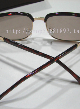 天然茶水晶眉毛个性风太阳镜