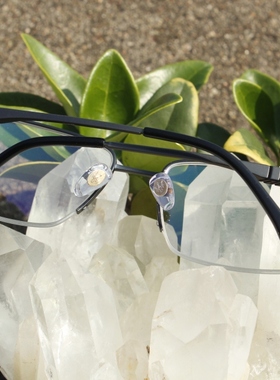 高档明目纯钛水晶眼镜