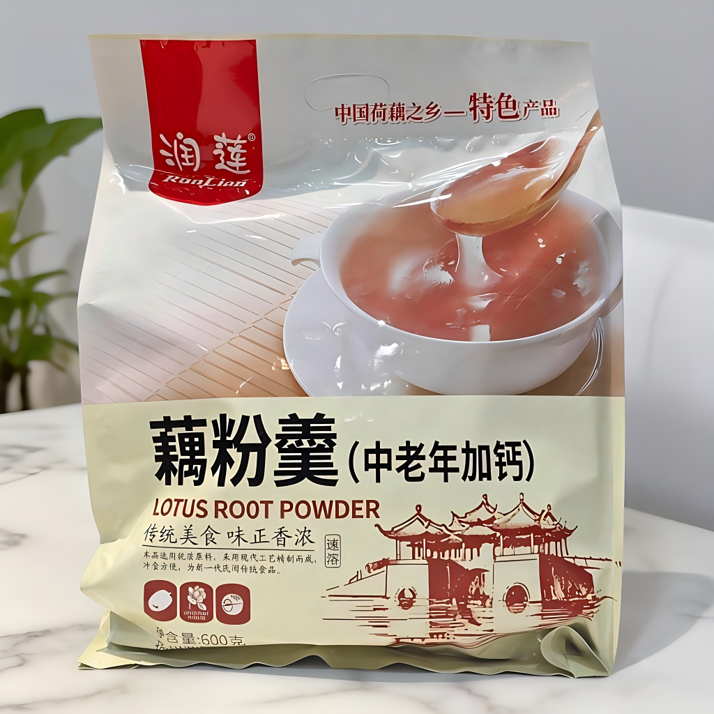 新款扬州宝应特产润莲藕粉羹多口味速溶即冲懒人代餐营养独立小包