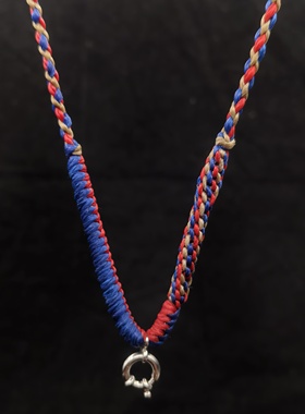 真丝蜡线纯手工精编项链绳佛牌链蜜蜡翡翠黄金吊坠挂绳金刚玉米结