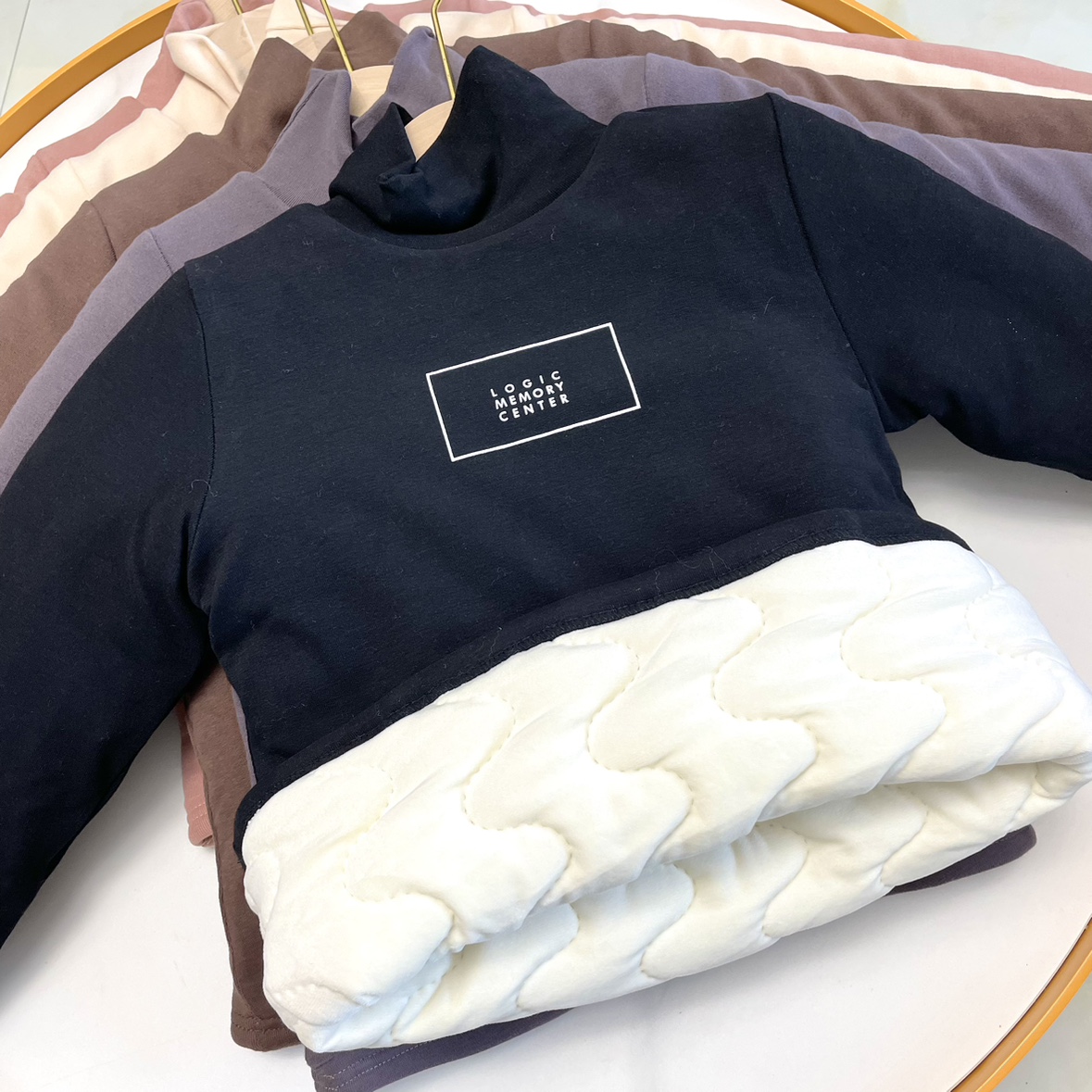 儿童加绒加厚打底衫男女童加棉三层中大童冬季装长袖高领保暖上衣,淘宝优惠券,粉丝福利购,淘宝优惠卷