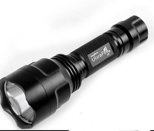 正品 Q5/T6 LED C8强光手电筒远射迷你充电18650骑行户外 - 图0