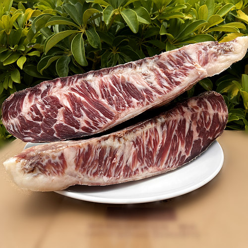 清真雪花黄牛干巴云南特产腌制2斤1000g风干牛肉干吧食品厂家包邮 - 图1