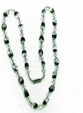 手工打磨巴西绿幽灵手链项链男女