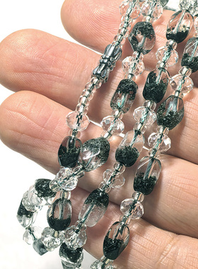 绿幽灵项链男女巴西老矿无红皮