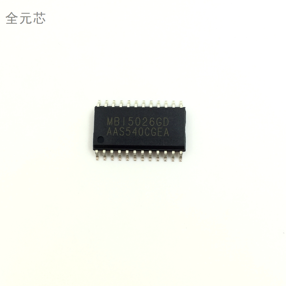 MBI5026GD全新原装 MBI5026GD芯片 LED驱动IC集成贴片 SOP24-图0