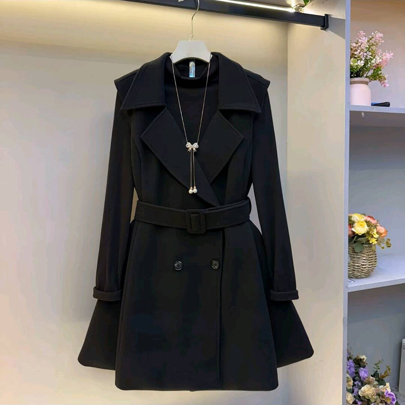 欧货赫本风西服领马甲裙打底衫两件套2025秋冬季新款胖mm大码女装,淘宝优惠券,粉丝福利购,淘宝优惠卷