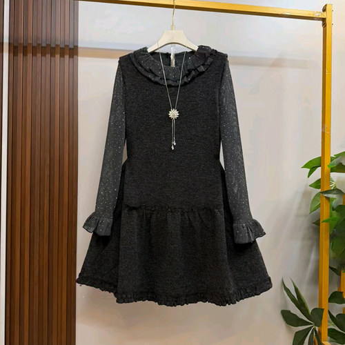 胖妹妹2025秋季新款大码女装时尚洋气宽松韩版甜美温柔精致两件套 - 图0