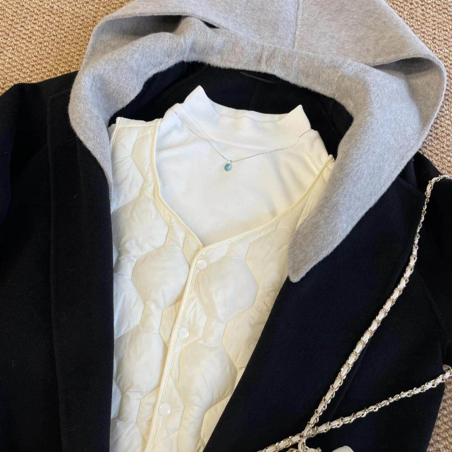 小红书爆款高品质马甲韩系外穿内搭加绒加厚羊羔绒上衣女保暖马夹 - 图1