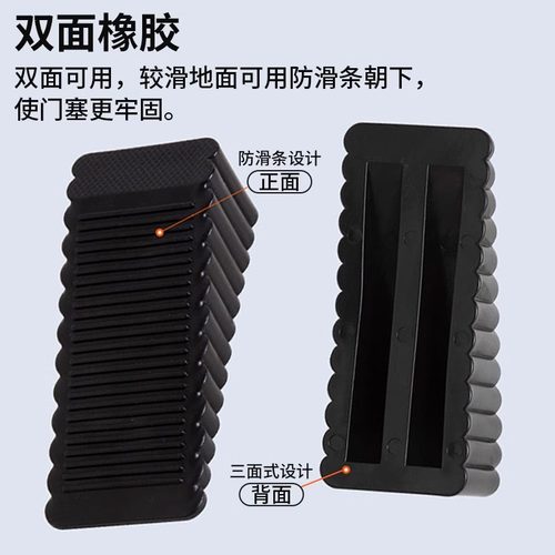 门塞阻门器防风橡胶移动阻门塞堵顶加厚挡风安全硅胶橡胶免打孔挡 - 图1