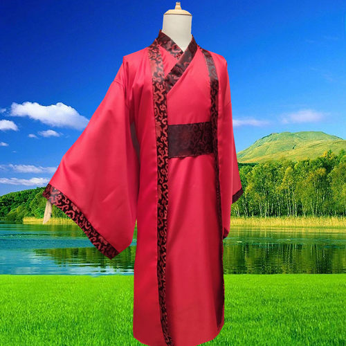 古装男古代老神仙服装太上老君太白金星姜子牙月老道士表演服长袍 - 图1