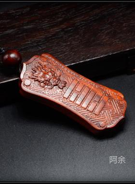 男女通用紫檀精工项链国风原创