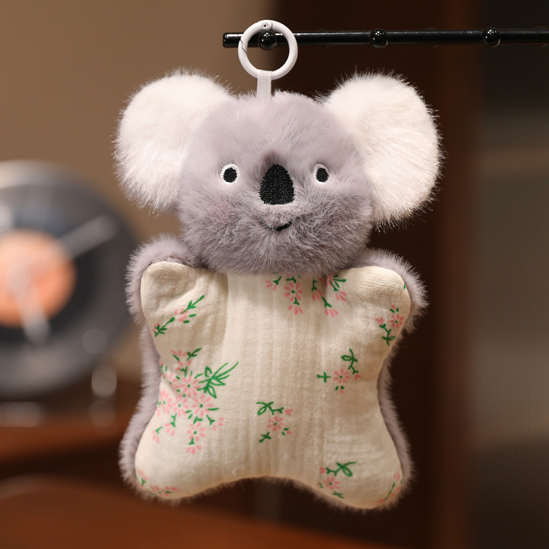 豆袋安抚玩偶兔子熊猫毛绒公仔动物手偶解压捏捏玩具手腕垫小礼物 - 图2