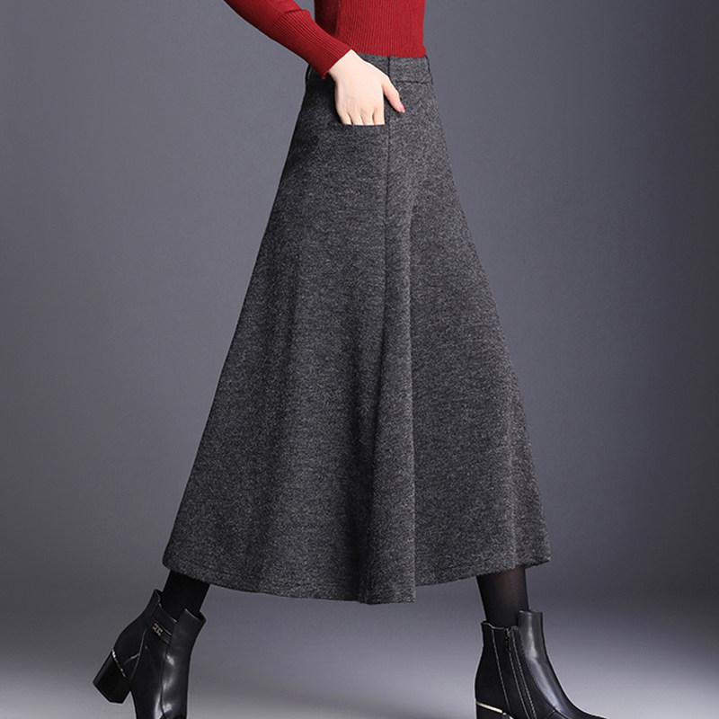 阔腿裤裙秋冬2021新款高腰休闲裤子 登依韩休闲裤