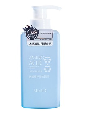 【拍一发二】名美人氨基酸净颜洗面奶450ml泡沫亲肤温和清爽丝滑